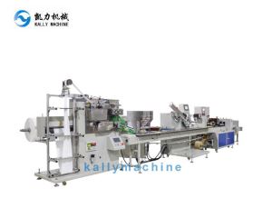 Máquina de envolvimento descartável da colher da faca da forquilha
